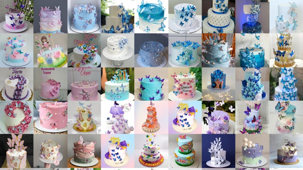 100+butterfly cake designs/wave cake designs#butterfly#wavecake #special #youtubeshorts #viralvideo