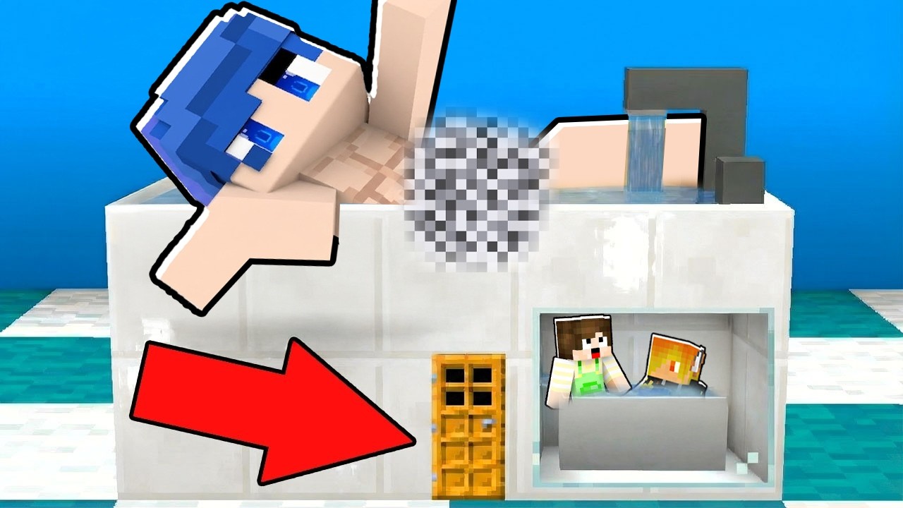 Sầu Riêng 24H Sinh Tồn Thoát Khỏi Bồn Tắm Trong Minecraft