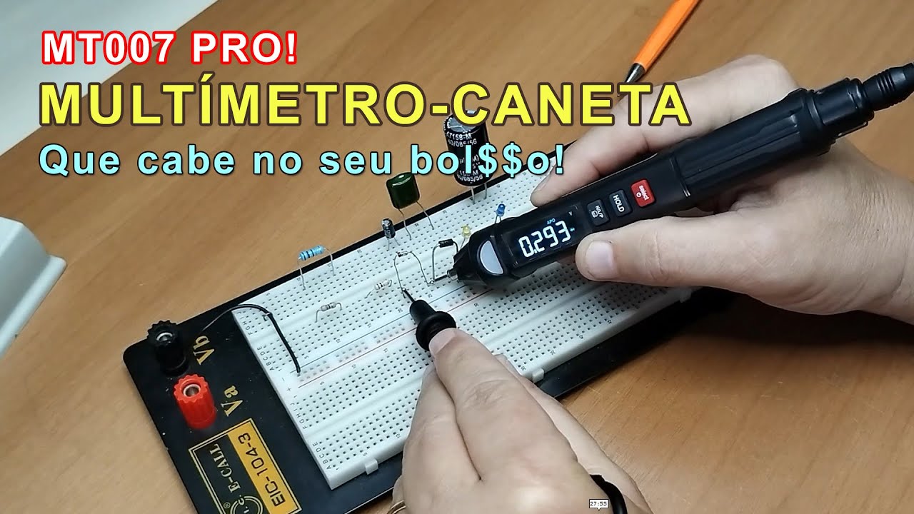 MT007 Pro - Um multímetro caneta super barato que cabe no seu bolso!