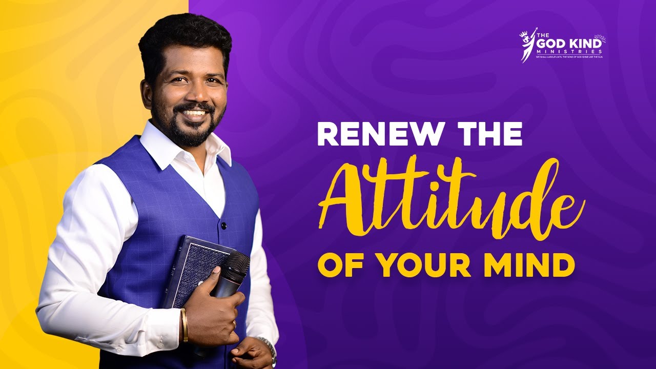 ✨Renew the Attitude of Your Mind  🧠 | Hindi christian messages | Rev. Samuel Sujin
