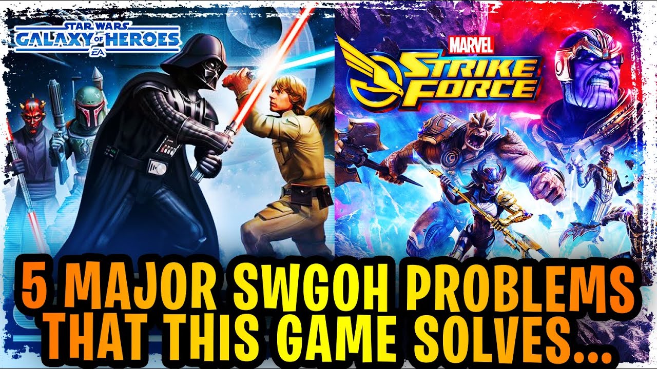 5 MAJOR SWGoH Problems Solved By Marvel Strike Force - Sandbox, No Mods, Amazing Communication!