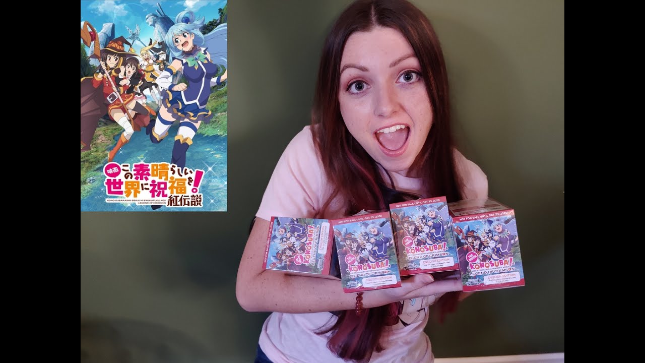 Konosuba: Legend of Crimson - Case/Carton opening! - Weiss Schwarz
