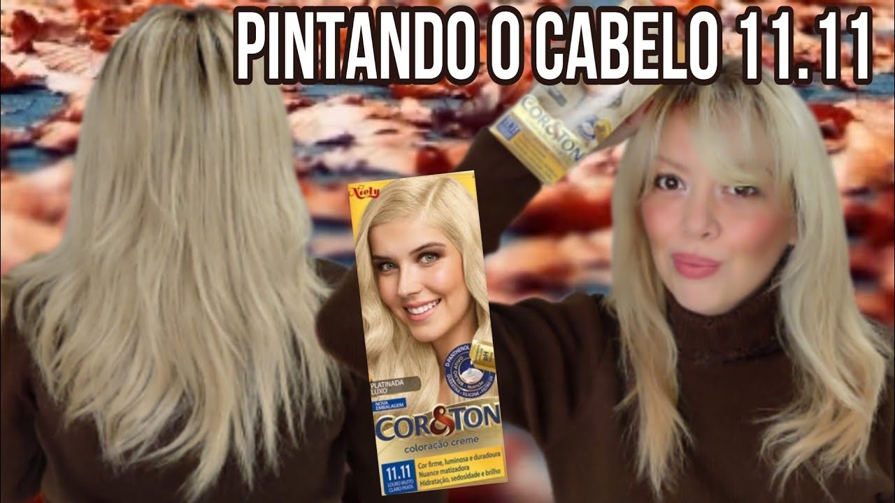 Pintando o Cabelo de Louro Muito Claro Prata 11.11: Transformação Completa
