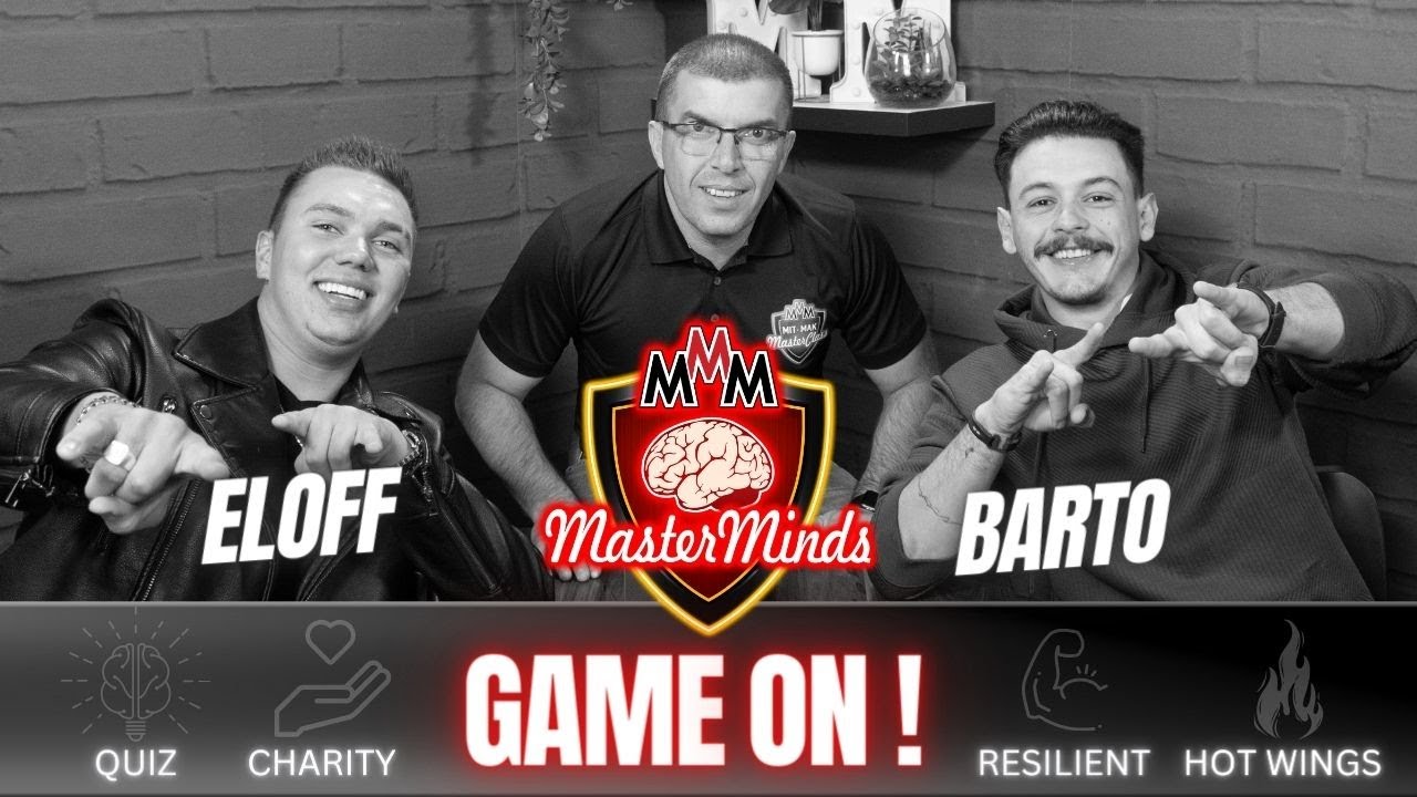 Barto VS Eloff on Masterminds | Who will handle the hot wings better?