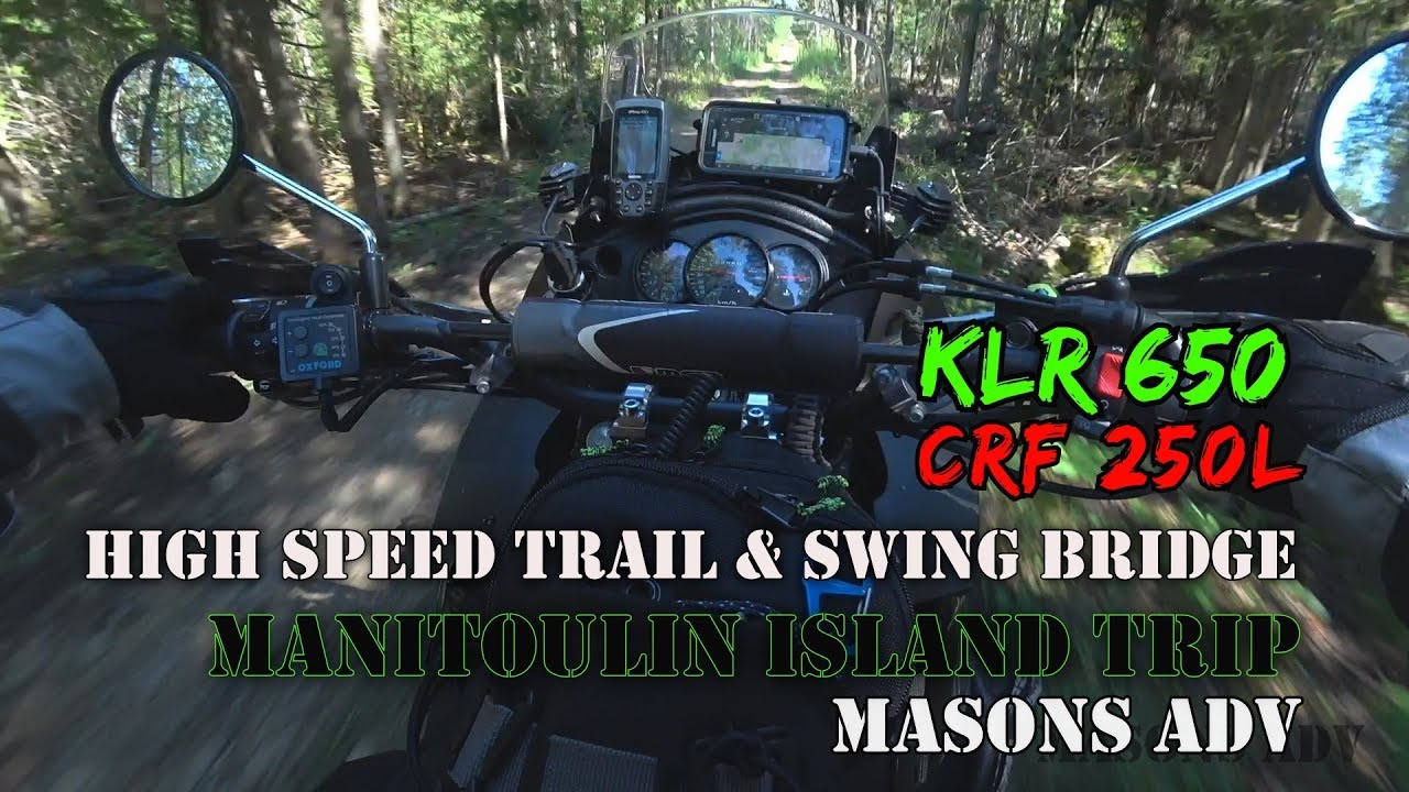 High speed trail and little current swing bridge | MANITOULIN ISLAND TRIP EP5