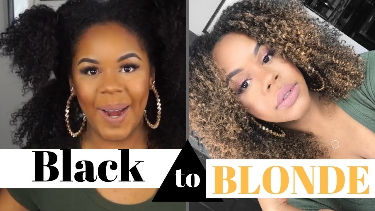 From Black to Blonde in 60 seconds  || Jerome Russell  || Amanda PasPanda