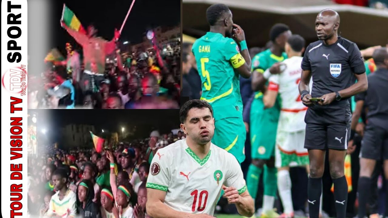 Penalty ratée par le Maroc, les supporters incontrôlables