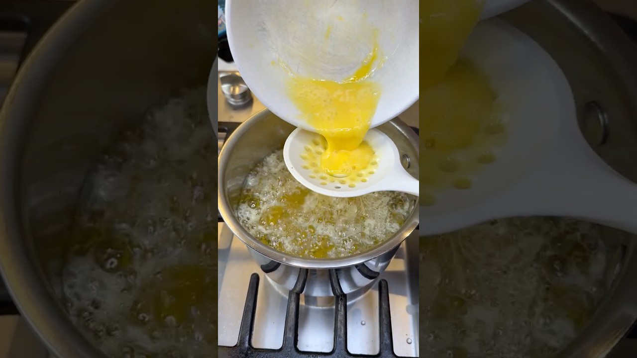 Deep fried egg from @superyummyy