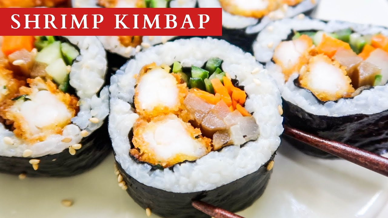 How to: Shrimp Kimbap! | Dedicated to Bunsik Lovers... | 새우튀김김밥