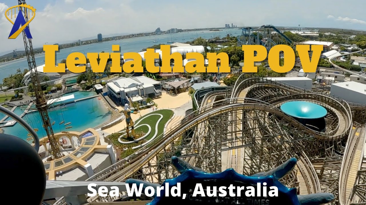 Leviathan Roller Coaster POV at Sea World Australia