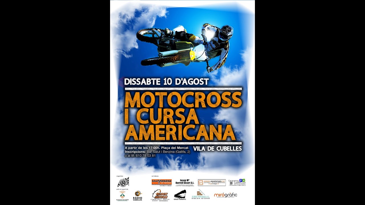 Motocross y carrera americana de Cubelles 2013