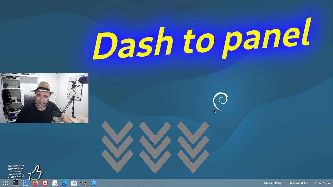 Dash to panel en Gnome y Debian 13. ¿La extensión definitiva?