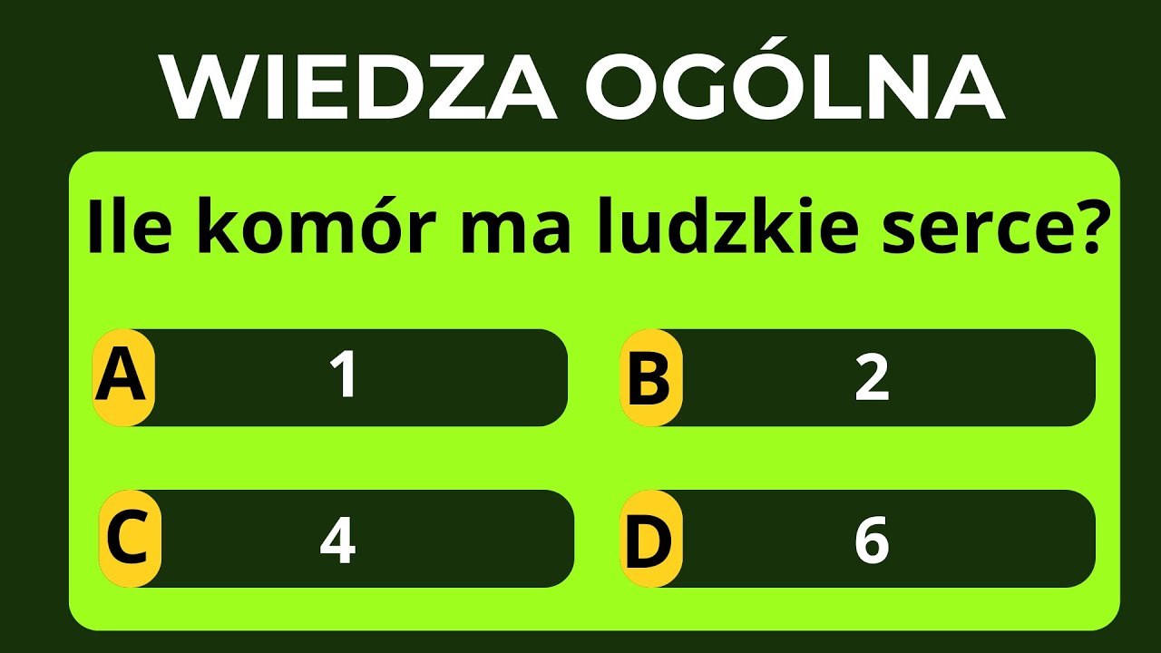 ILE NAPRAWDĘ WIESZ? Podejmij wyzwanie i spróbuj zdobyć 20/20! #quiz #wiedza