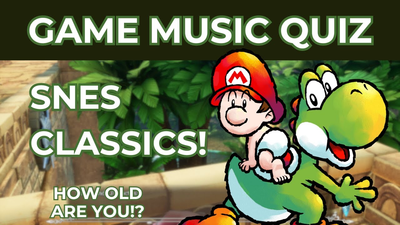 GAME MUSIC QUIZ! 50 different SNES (Super Famicom) classics! For those with back pain!