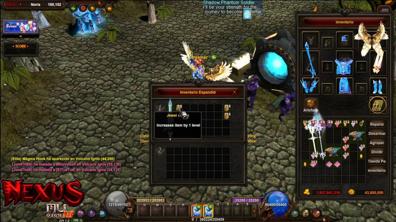 [ GUIA ] Como evolucionar armas Manticore a Armas brillant Mu Nexus s 18