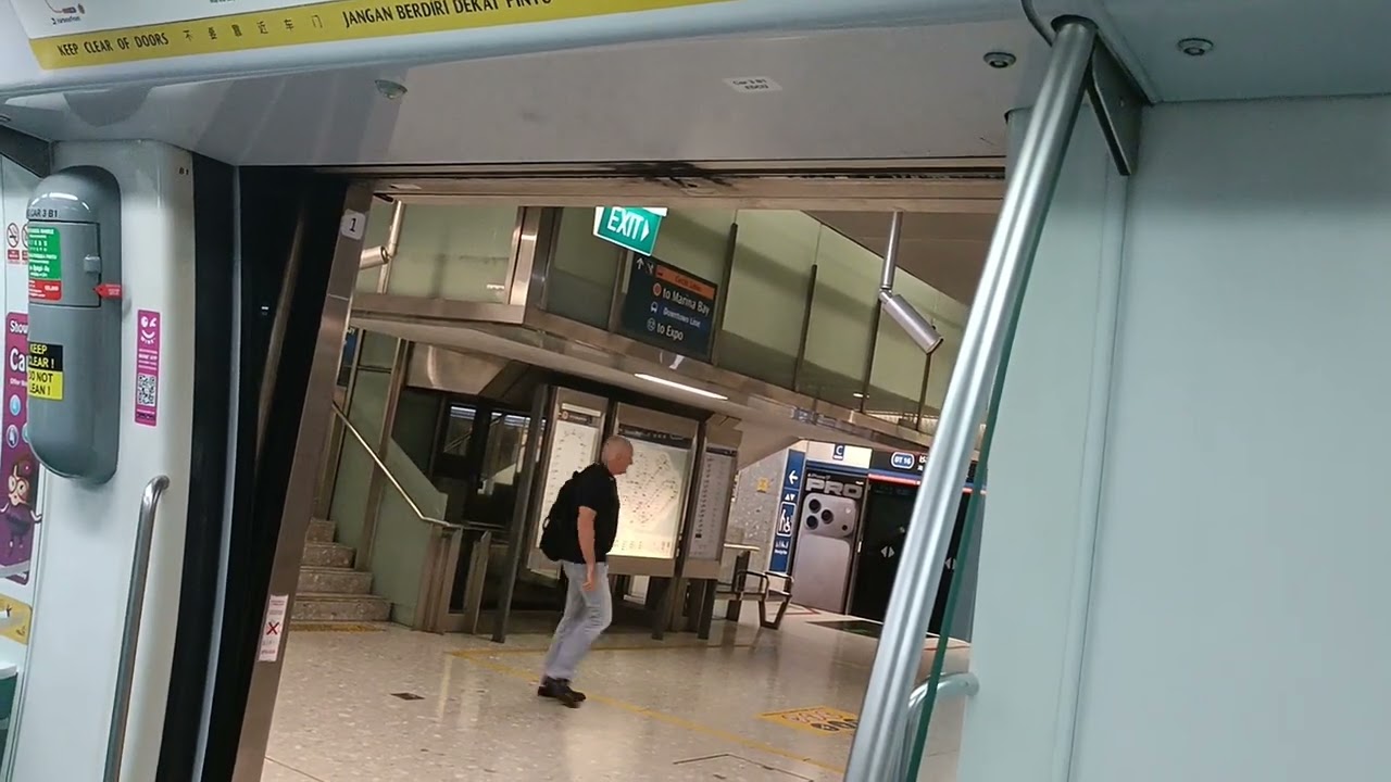 C830 CCL SMRT Alstom metropolis Marina bay to promenade 