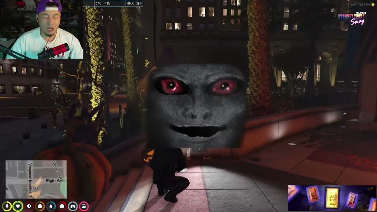 GTA MGL SWAG хотын АЗГҮЙ АЙМХАЙ STREAMER-үүд.. Halloween