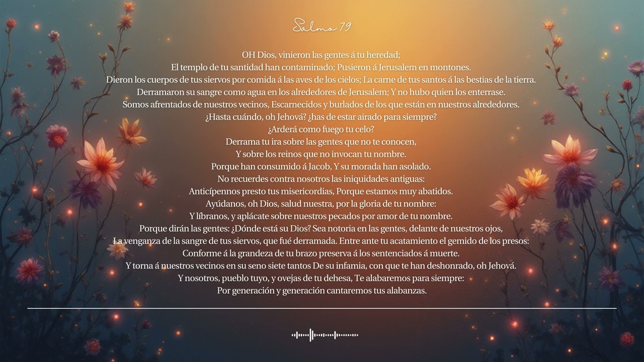 🌿 Salmo 79 | Hasta Cuándo, Dios | Canto bíblico CCM · Shuli Bible