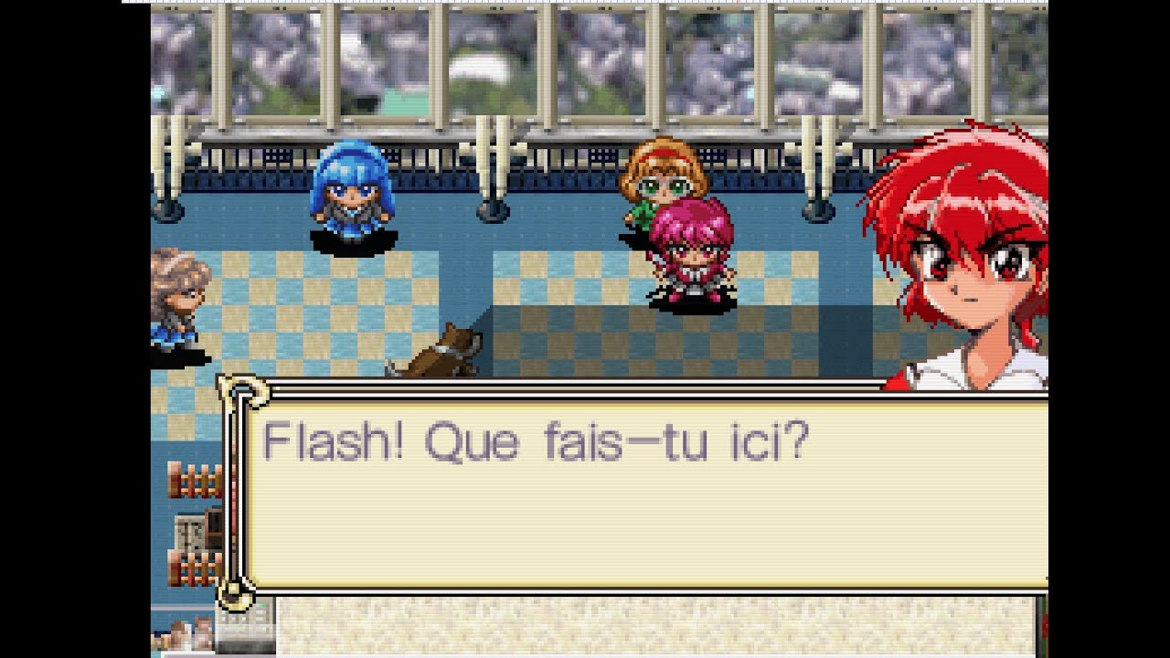 Magic Knight Rayearth  Sega Saturn Fr video Dialogues débug test