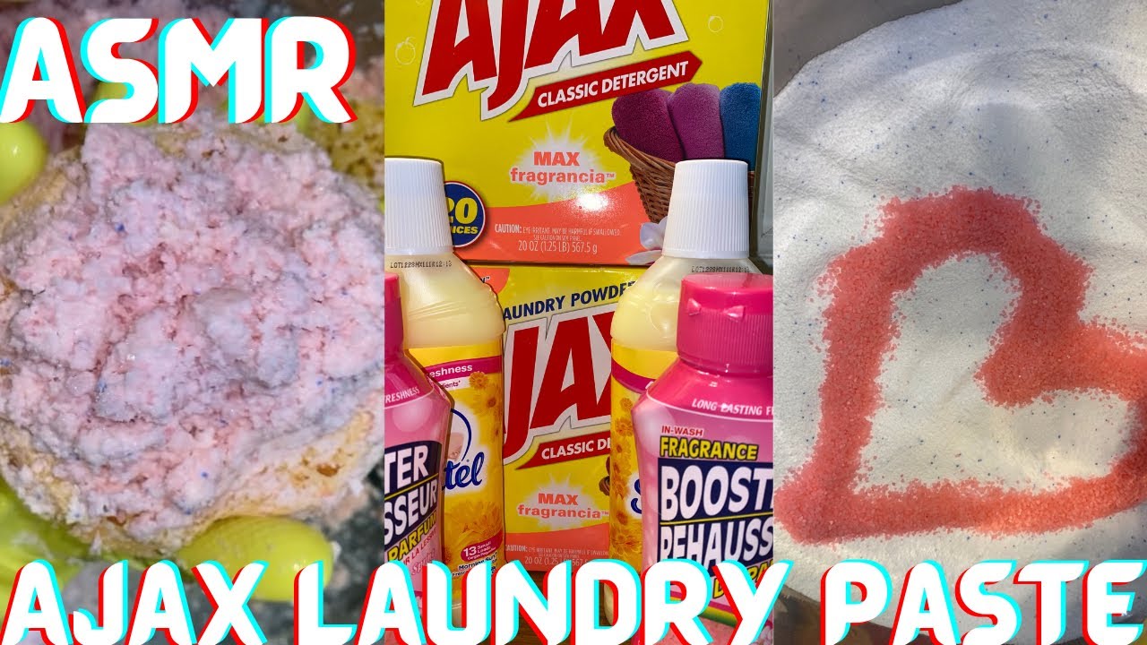 ASMR | Ajax Laundry Powder + Suavitel + Scent Booster🧺Laundry Paste🧺