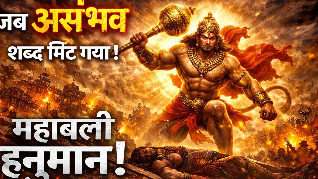 असंभव को संभव करने वाले महाबली हनुमान | Ramayan Motivational Story #hanuman #trendingnow #viralvideo