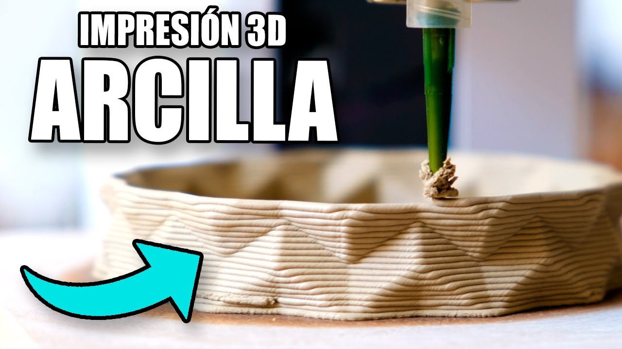 💥CÓMO FUNCIONA una Impresora 3D de ARCILLA💥Transforma tus IDEAS en piezas de CERÁMICA Impresión 3D🔝