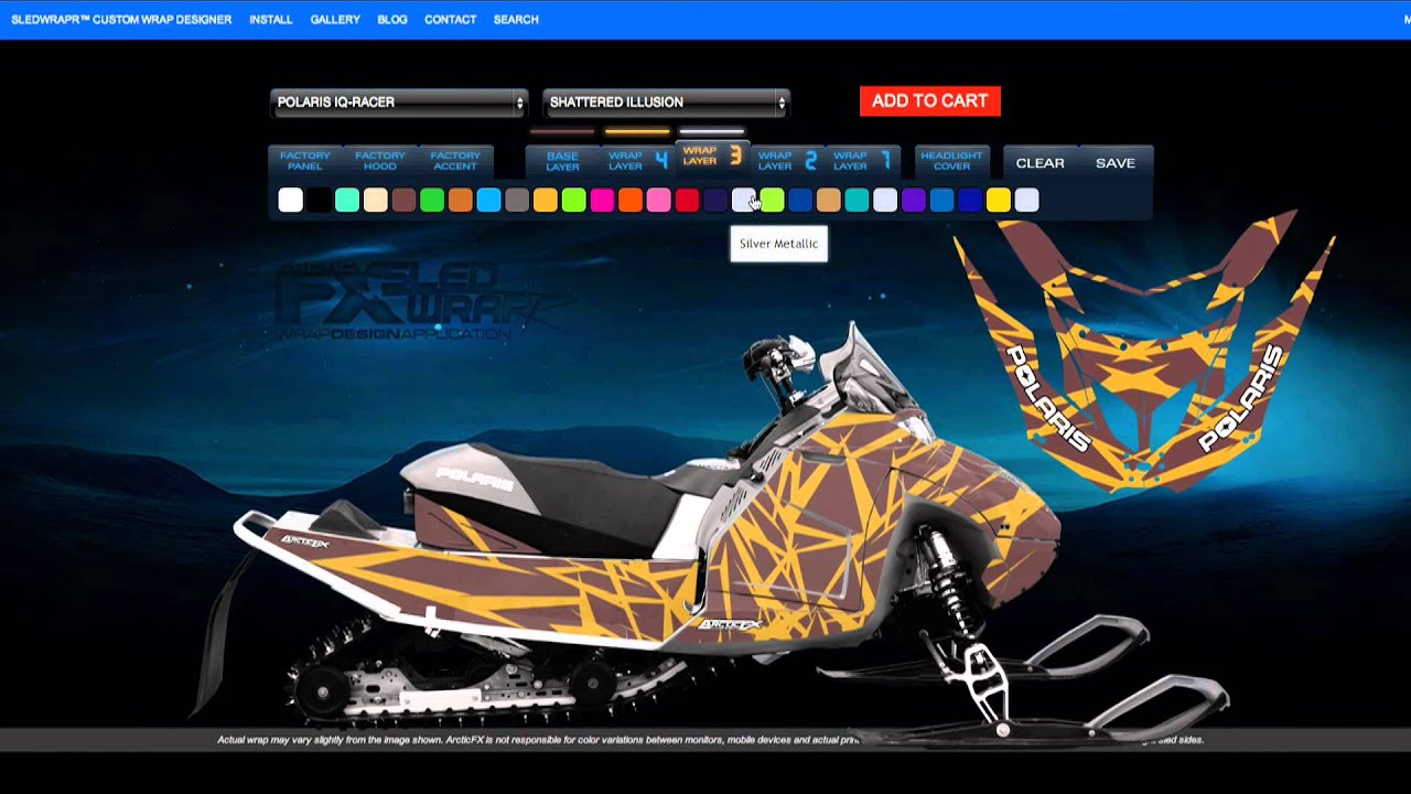 Sledhead 24-7 "Arctic FX Graphics"