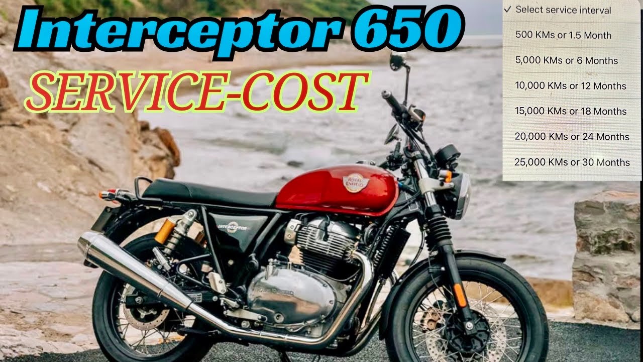 Interceptor 650 Service Cost & Time Period #service #royalenfield
