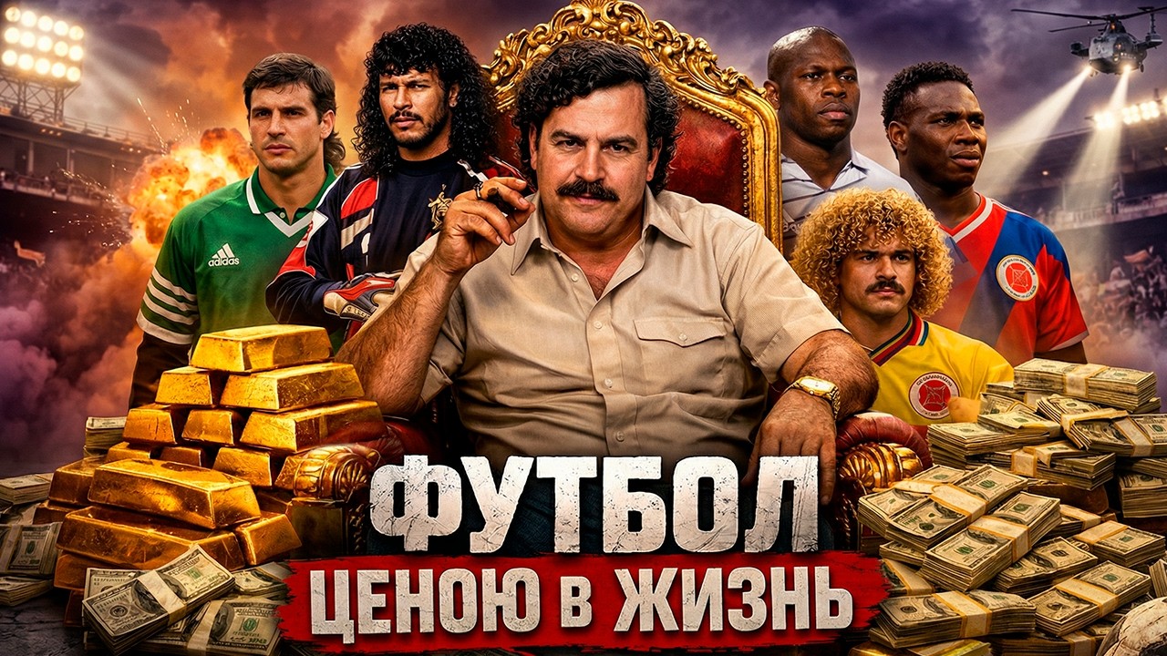 Как Пабло Эскобар УНИЧТОЖИЛ колумбийский ФУТБОЛ / Кокаин, золото и кровь