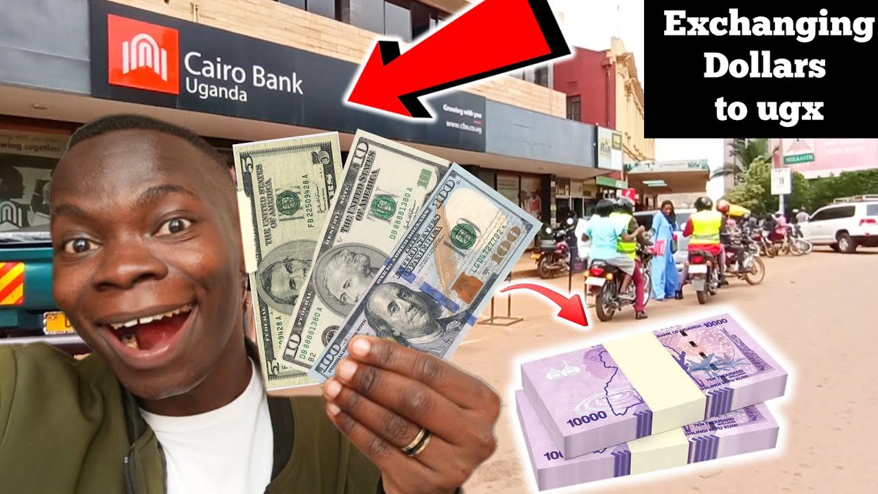 Vlog - Come with me to exchange US dollars to Ugandan shillings|how much Ugandan YouTubers make?