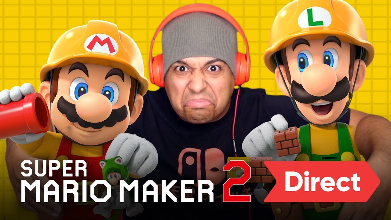 SUPER MARIO MAKER 2 DIRECT [LIVE REACTION]