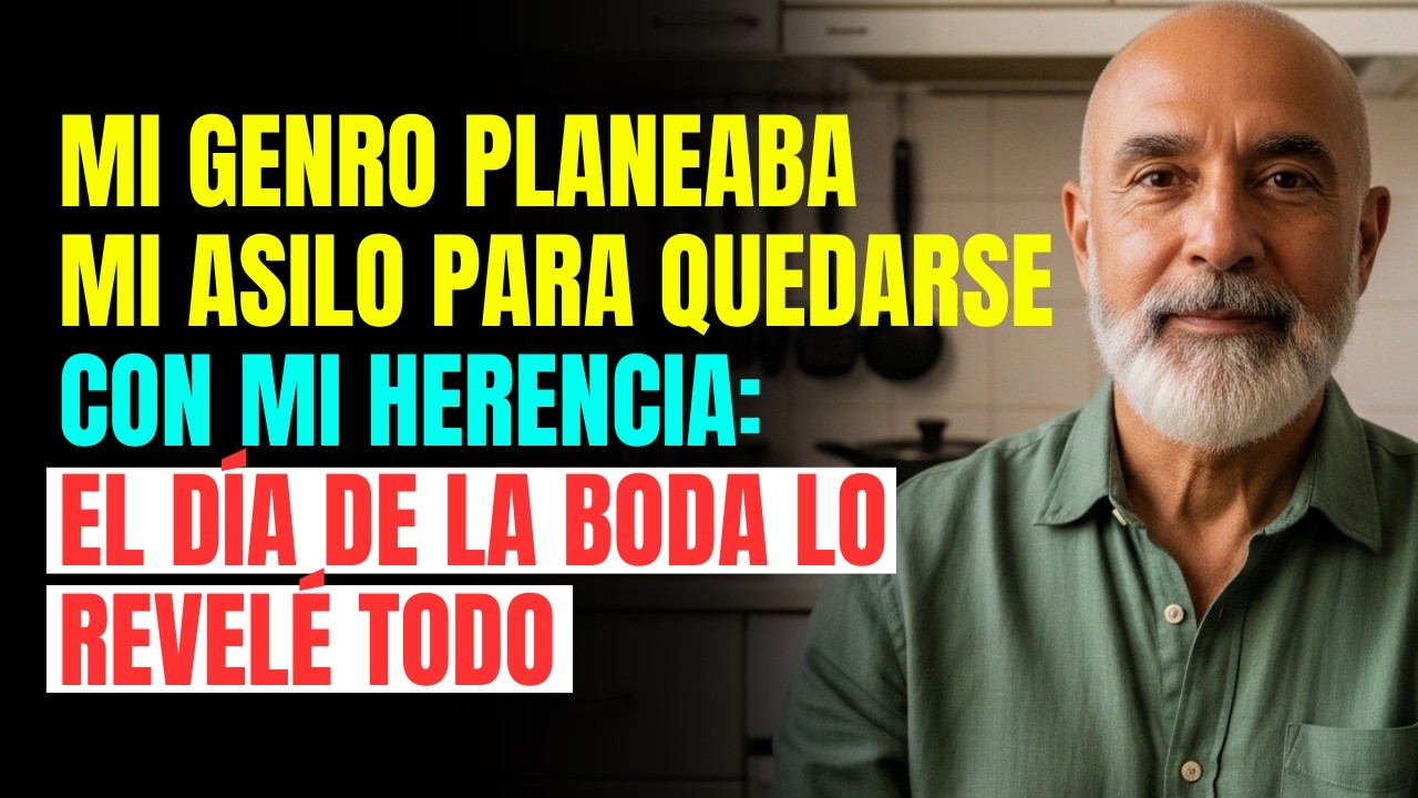 Mi GENRO planeaba mi ASILO para quedarse con mi HERENCIA: El día de la BODA lo REVELÉ todo