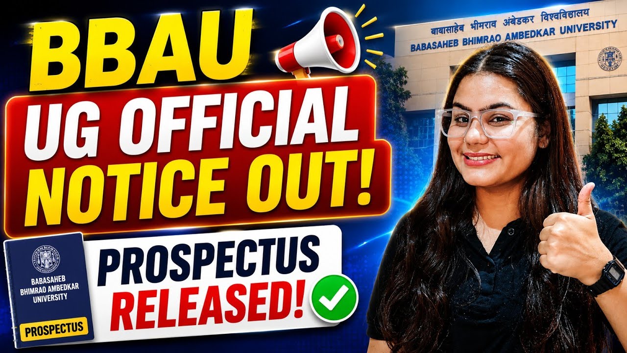 🚨 BBAU UG Official Notice Out 2026 | Prospectus Released ✅ Registration, Eligibility & Admission ✅