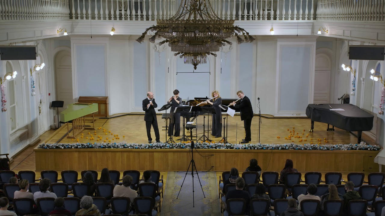 Herman Beeftink Frequency (Celestial Meditation) for 4 flutes. 31.12.2020. Flute Quartet Syrinx.