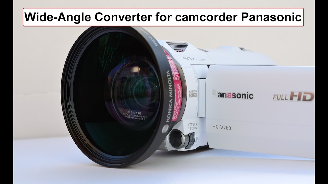 Wide-Angle Converter, широкоугольный конвертер для видеокамеры Panasonic