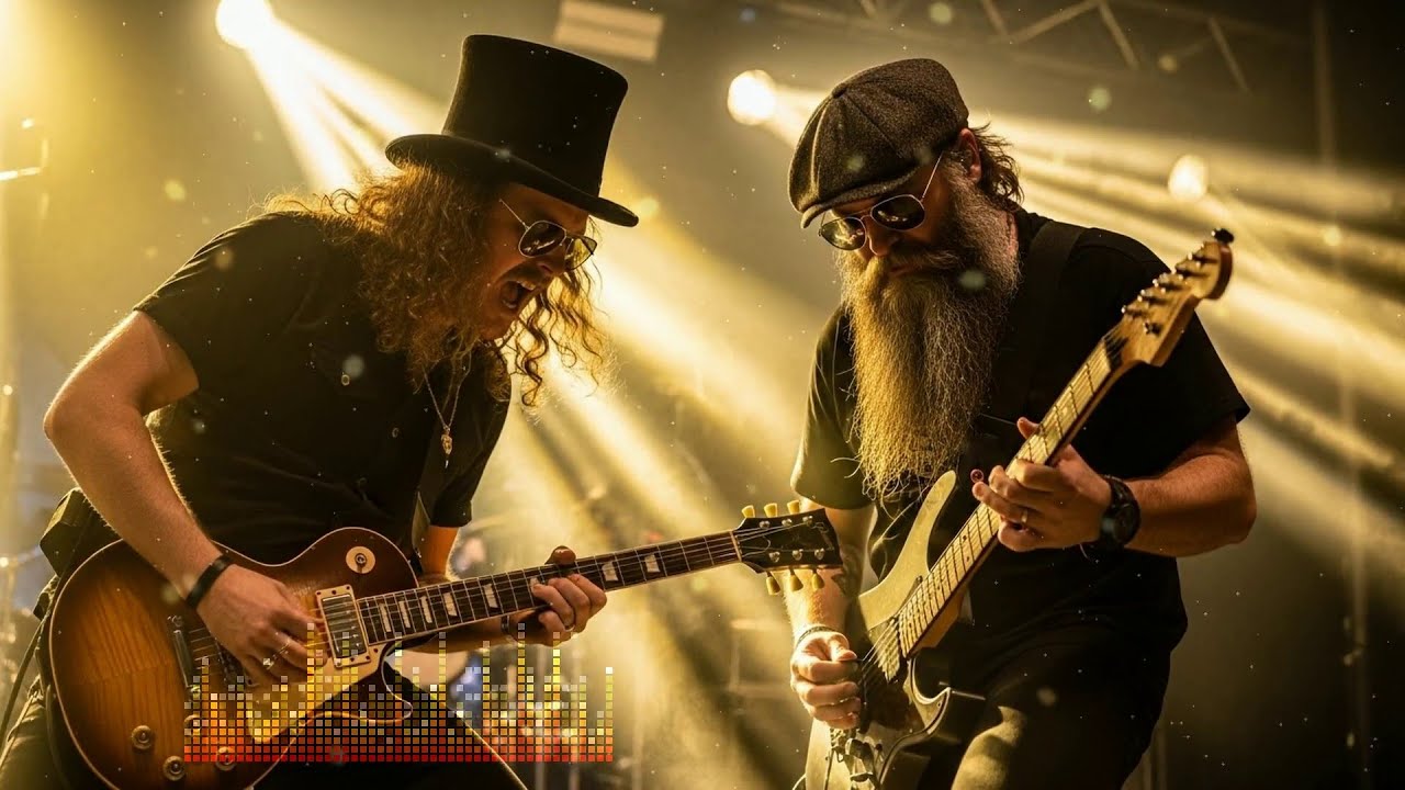 Led Zeppelin, Jimi Hendrix, SRV, AC/DC, ZZ Top 🎸🔥 Classic Blues Rock Massive Guitar & Echoes