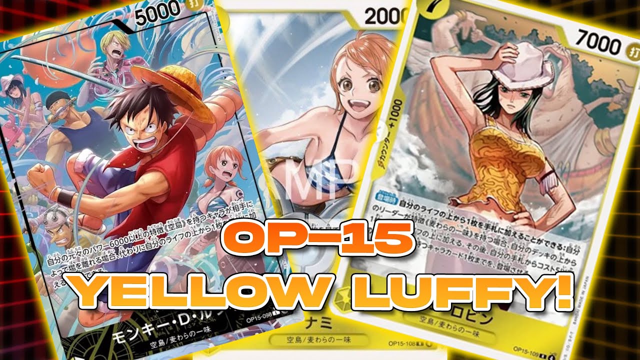 [OP15] 🟡LUFFY VS 🟡 LUFFY | BANDAI FAVORITE COLOR IS YELLOW