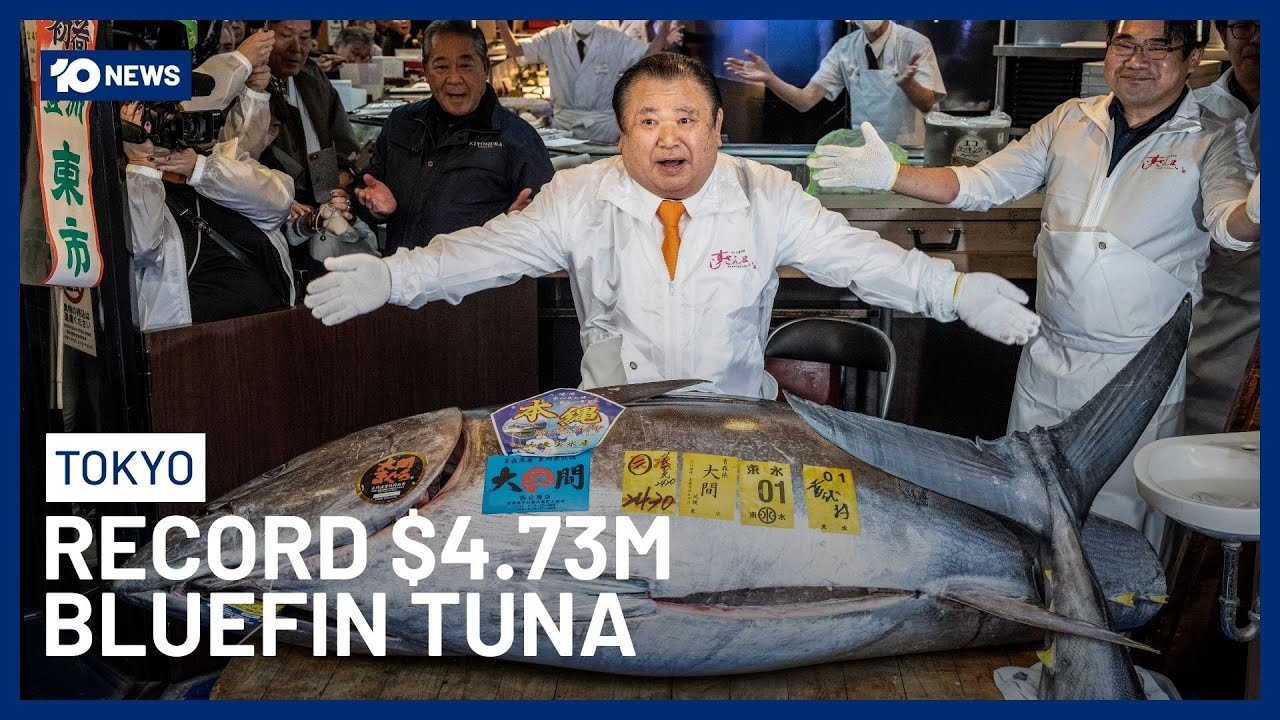 Record-Breaking Bluefin Tuna Sells For $4.73 Million at Tokyo’s New Year Auction | 10 News