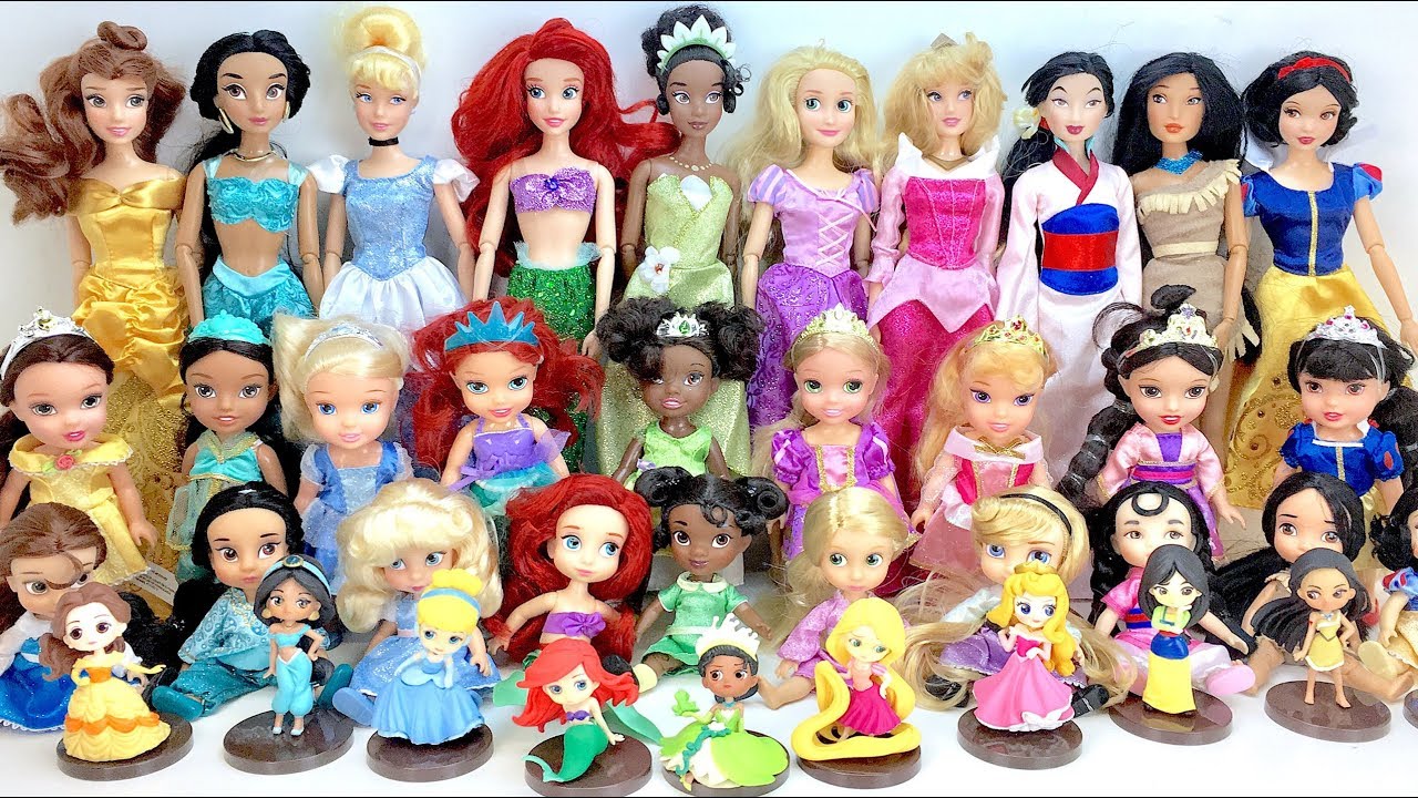 Princess Dolls Learn Sizes Small to Big