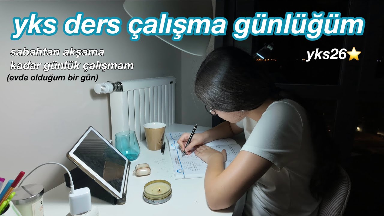 verimli bir günümde neler çalışıyorum // ders çalışma günlüğüm🙌🏻