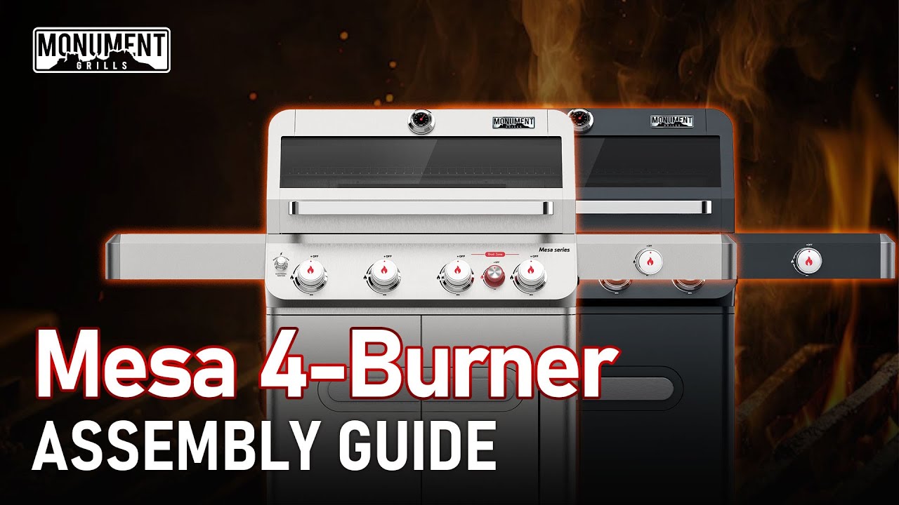 Mesa 4-Burner Gas Grill Assembly Guide l Monument Grills