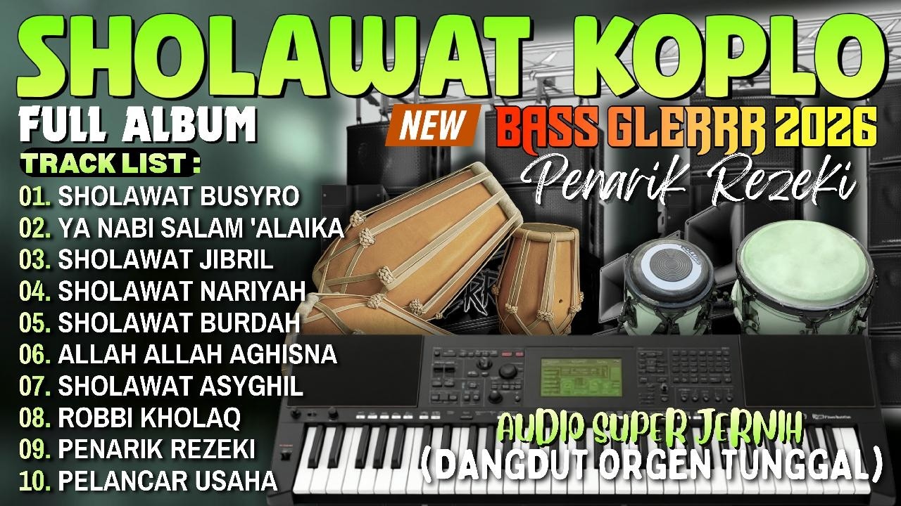 SHOLAWAT NABI PENARIK REZEKI PALING DAHSYAT 2026 | SHOLAWAT MERDU TERBARU VIRAL JIBRIL, BUSYRO