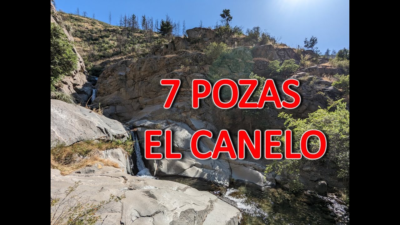 7 POZAS  DEL CANELO (7 TAZAS) - CAJON DEL MAIPO - CHILE 4K60