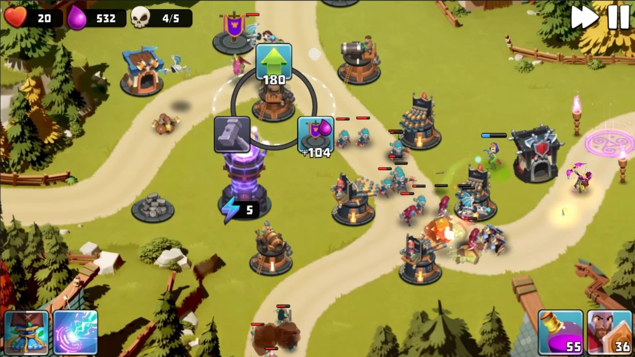 Castle Creeps TD - Chapter 15 Level 59 Trolling Fields 3 Stars (Without Sentinel)