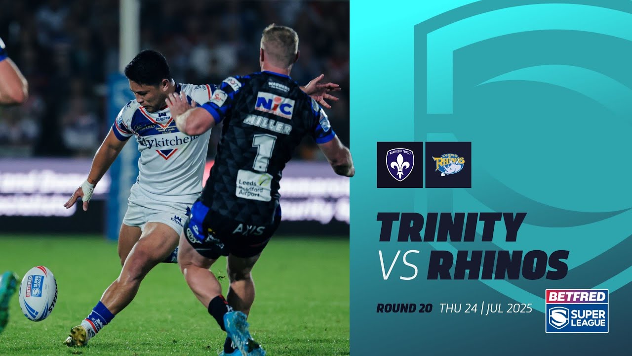 Highlights | Wakefield Trinity v Leeds Rhinos | 2025 Betfred Super League, Round 20