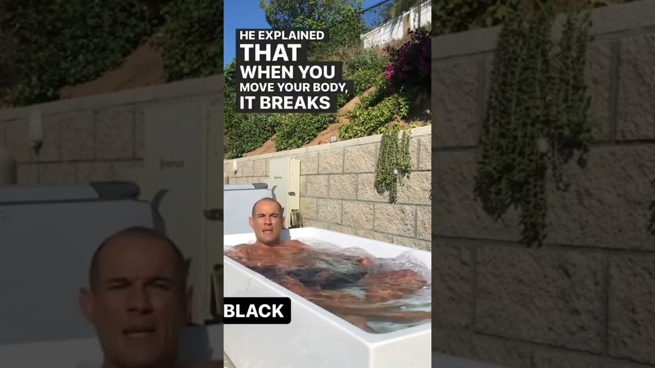 How does Ryron Gracie Plunge Jujitsu style? #icebath #jujitsu #coldplunge