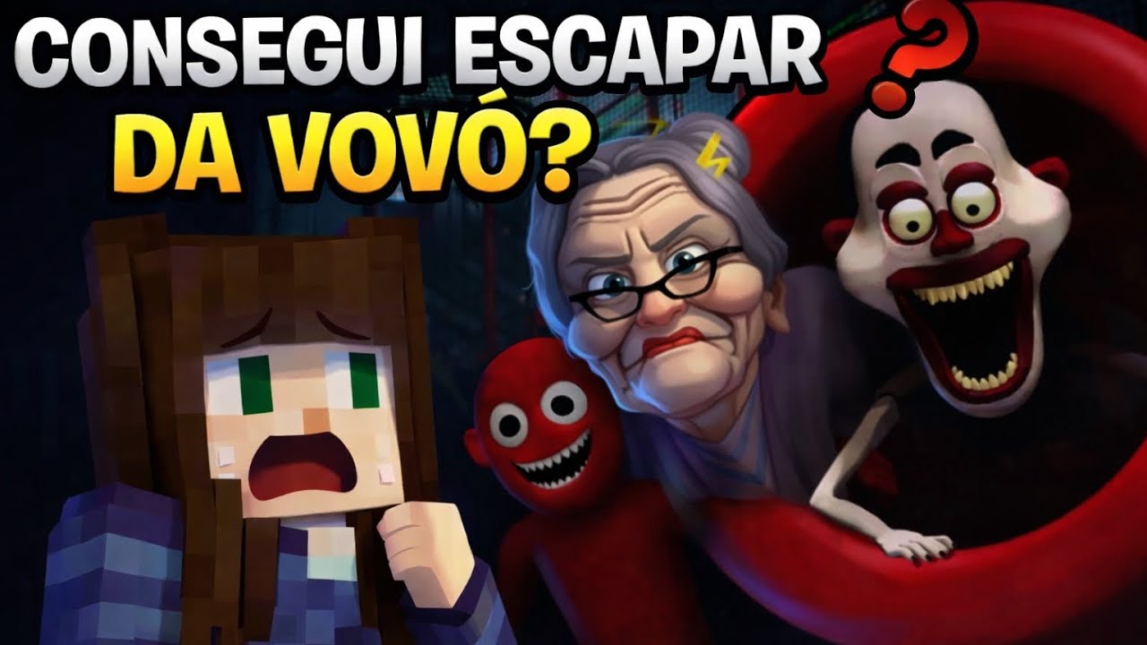 CONSEGUI ESCAPAR DA VOVÓ NO ROBLOX? (Primeiro vídeo de roblox do canal)
