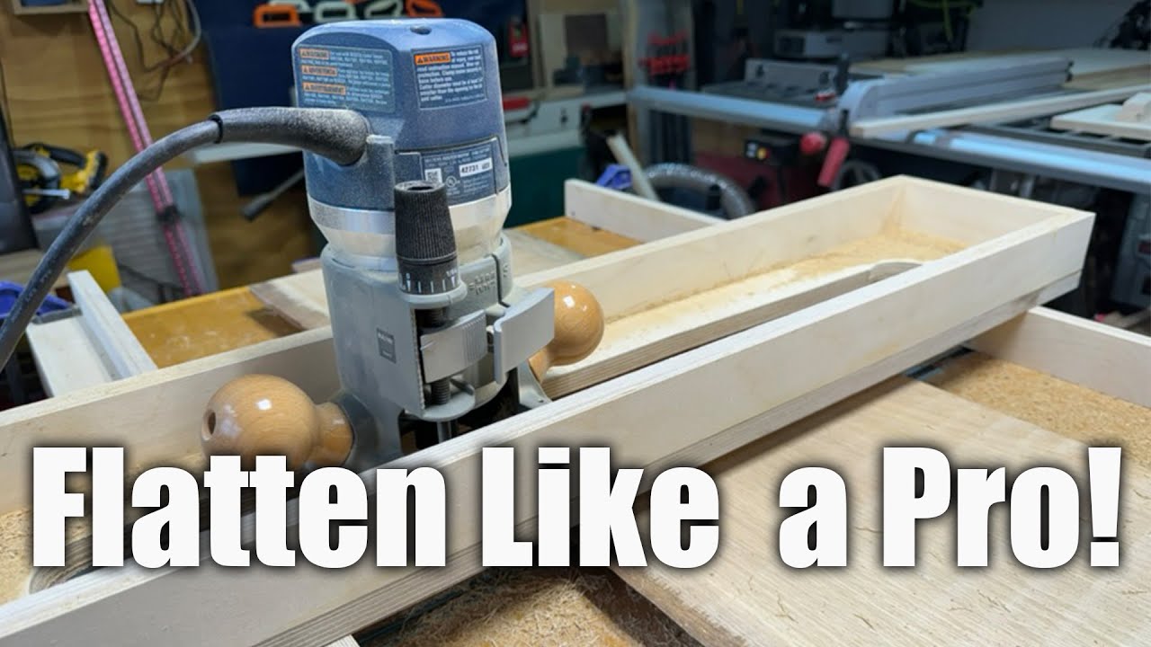 Build Your Own Slab Flattening Jig/Router Sled: Game changer for all Woodworkers!