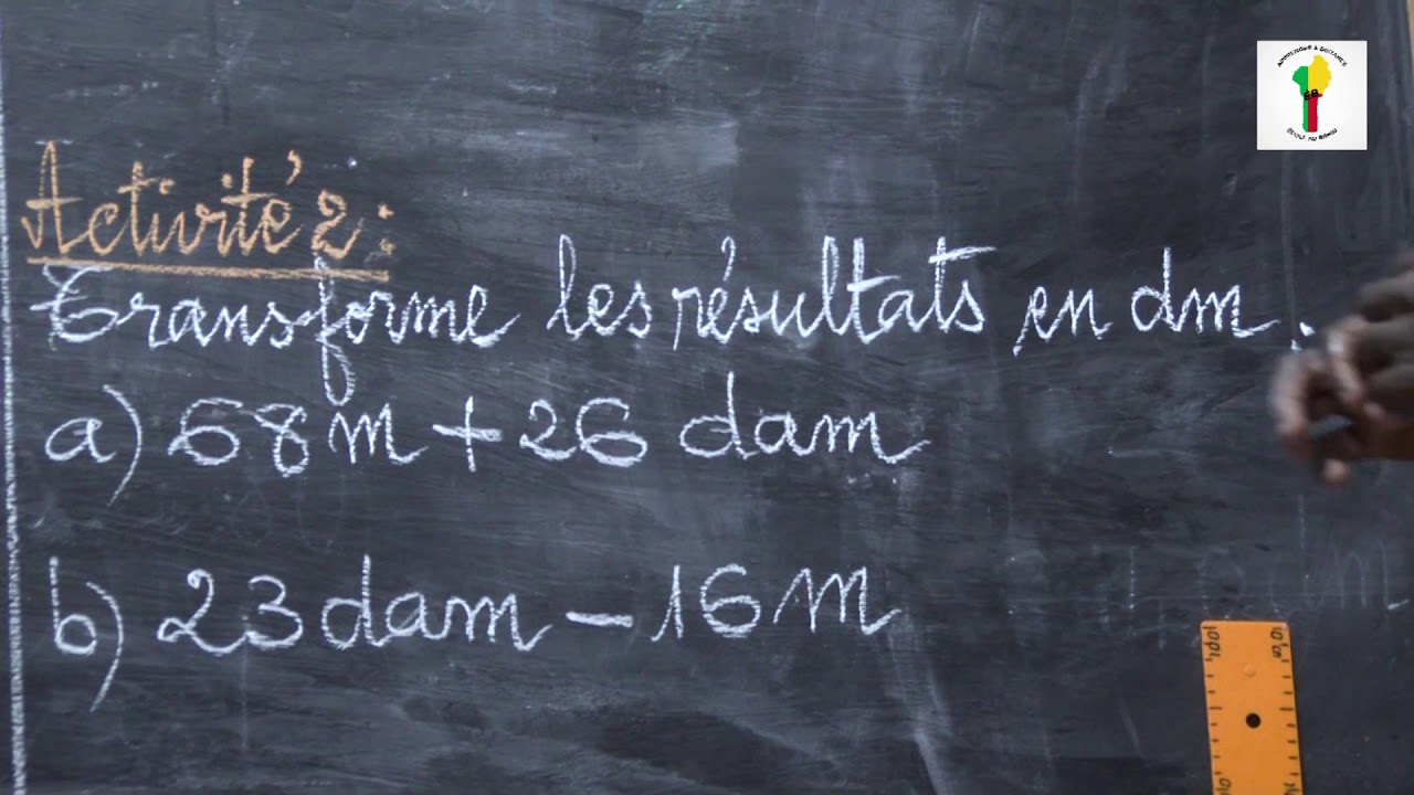 Mathématiques CM1: Unités de longueur ; Conversion et opération