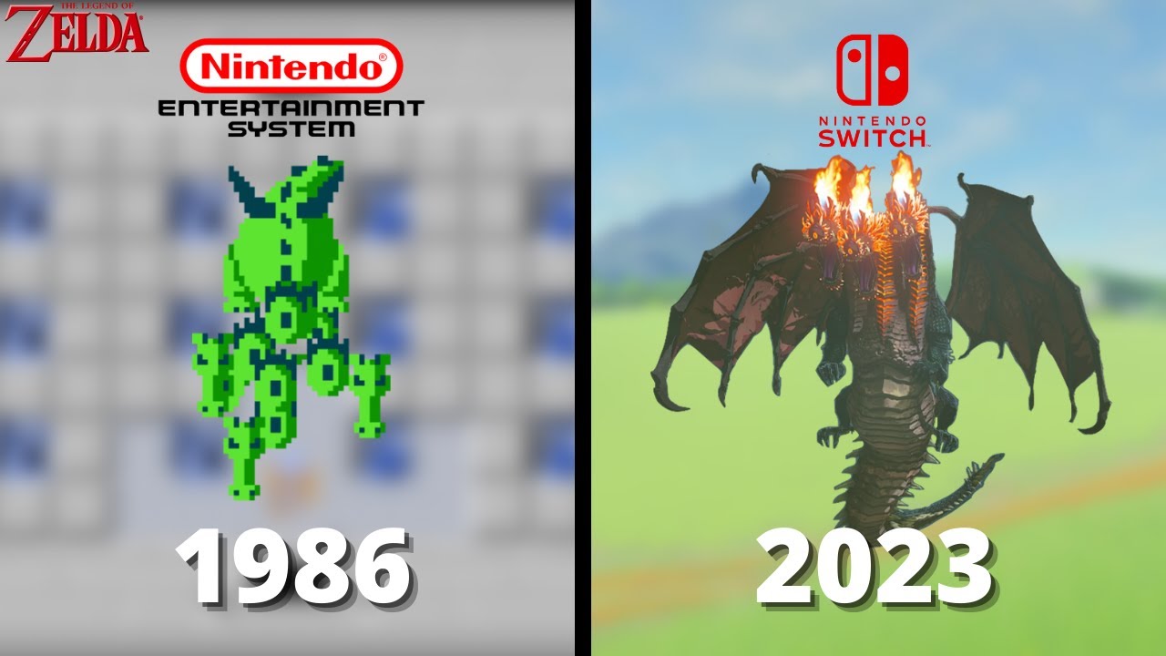 Evolution of The Legend of Zelda: Gleeok (1986 - 2023)